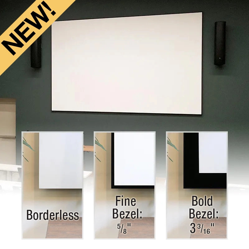 Draper StyleLine Borderless Fixed Frame 165" Diag. 16:10 Matt White XT1000VB Projector Screen