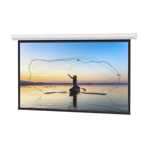 Da-Lite Designer Contour 106" Diag. 52X92 Agility Battery Motor HDTV 16:9 High Contrast Matte White Projector Screen