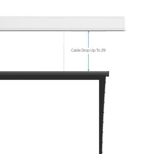 Da-Lite Wireline Advantage Tensioned 164" Diag. Wide Screen 16:10 87X139 HD Progressive 1.1 Contrast