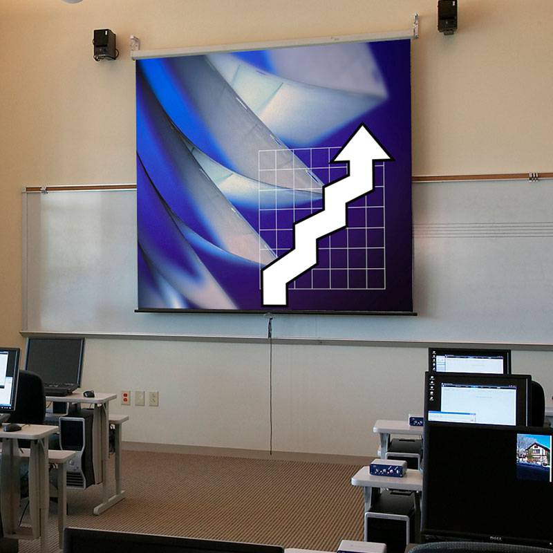 Draper Luma, 84" x 84", Square 1:1 Matt White XT1000E Projector Screen