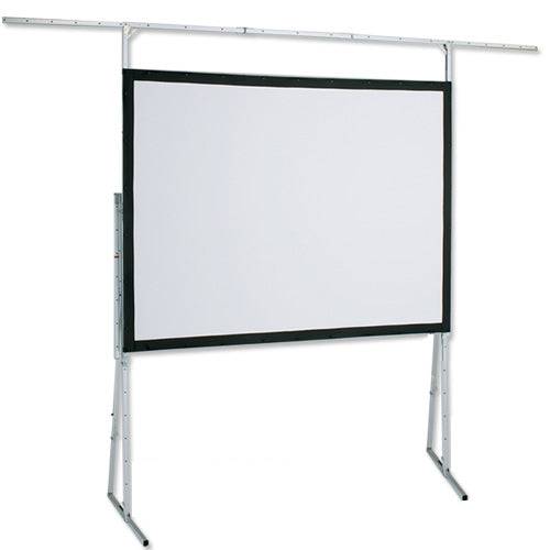 Draper Ultimate Folding Screen Dress Kit, 10' 6" x 14', NTSC, Black velour